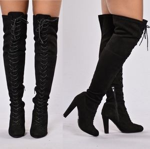 Wild Diva Lounge Over the Knee Thigh High Boots